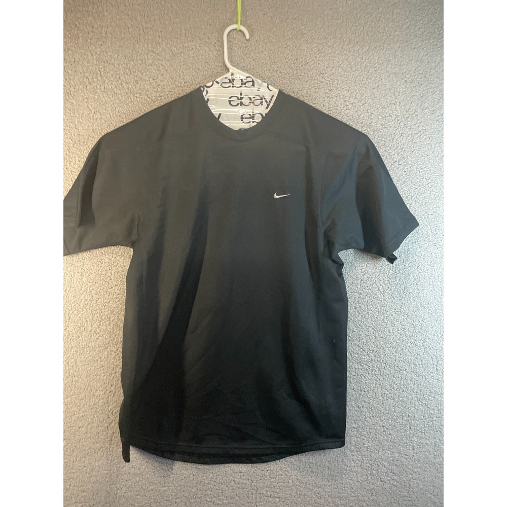 Nike Men's Training Tee, Short Sleeve Crew Neck Workout‎ Shirt Large Black